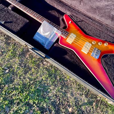 Vintage Dean ML Bass 1981 - Flame Top Cherry Sunburst image 18
