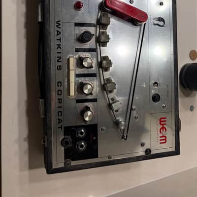 WEM Watkins Copicat Solid-State Tape Echo 1970s - Metal with Black Case image 2