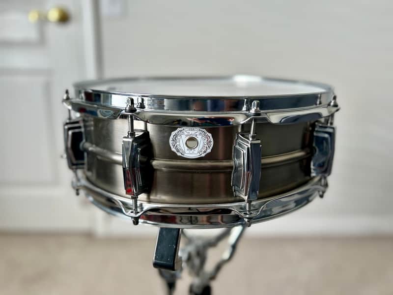 Ludwig LC664 Limited Edition Pewter Copper Phonic 5x14" 10-Lug Snare Drum 2020 - Pewter image 1