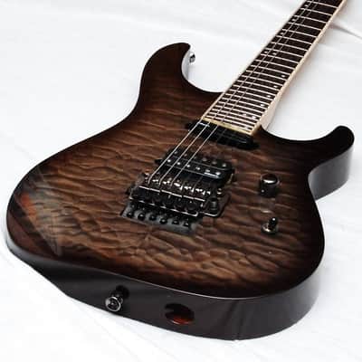 Caparison C2 Series HRG-QE Horus! 27 frets! Trans Black! First one made! image 4