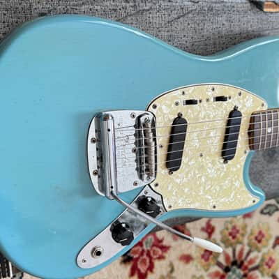 Fender Mustang (Daphne Blue, 1966) image 3