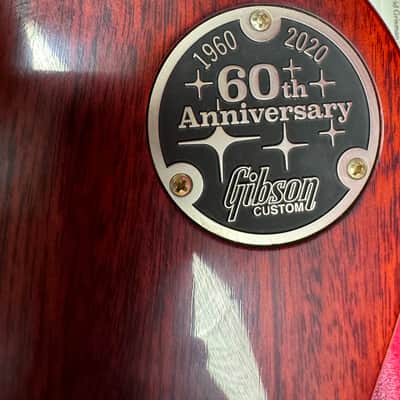Gibson Custom Shop Les Paul 1960 V2 LTD. ED. Anniv. Reissue 2020 # 001502 - Tomato Soup Burst image 5