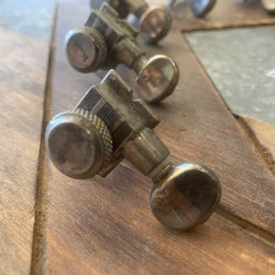 Real Life Relics Kluson 6 in Line Locking Revolution Series H-Mount Tuning Machines KRHL-6B-N