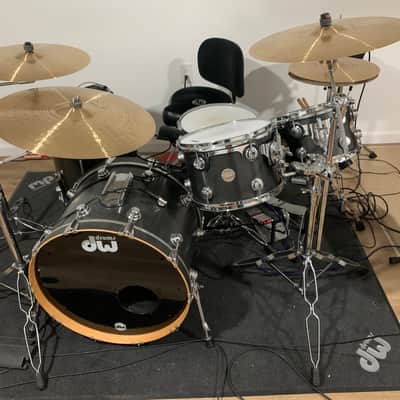 DW Collector’s series 4 piece with May Mic system 2003 - Ebony image 1