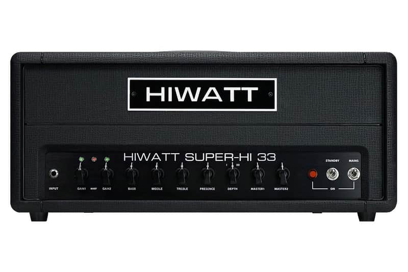 Hiwatt SUPER-HI 33 2-Channel 30W Head Amplifier w/ Extreme Gain image 1