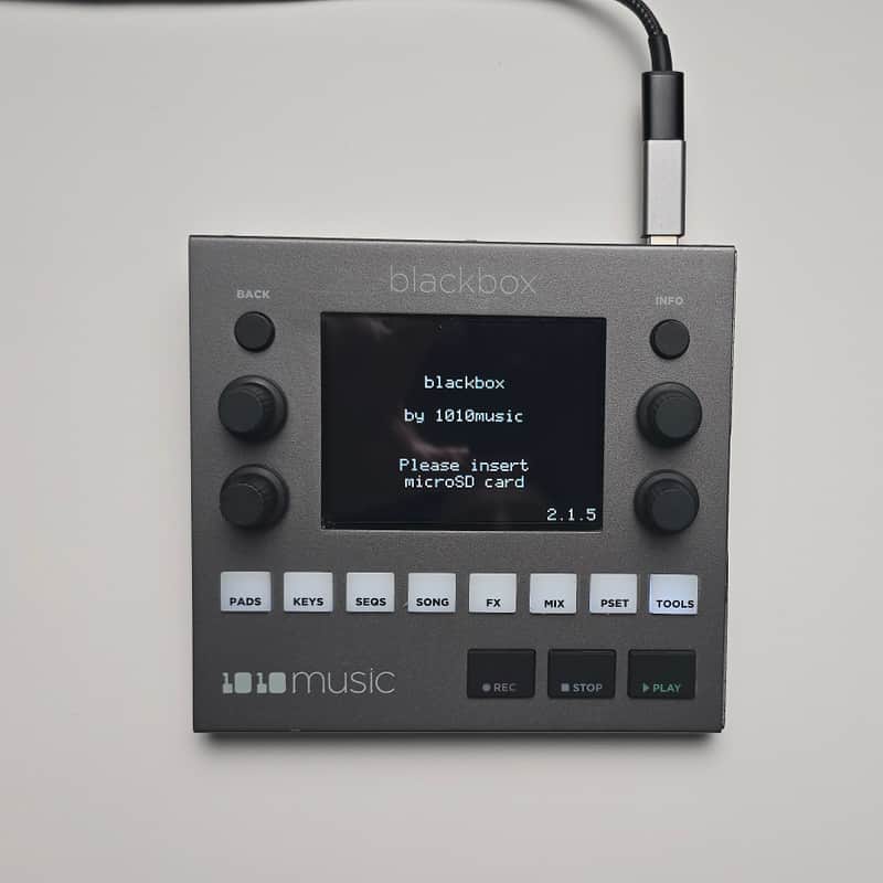1010 Music Blackbox Desktop Compact Sampling Studio 2016 - Present - Black image 1