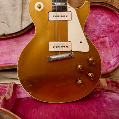 Gibson Les Paul Standard 1954 - Goldtop (All Gold) image 2