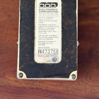 DOD Compressor Sustainer FX80B 1985 - 1996 - Red image 5