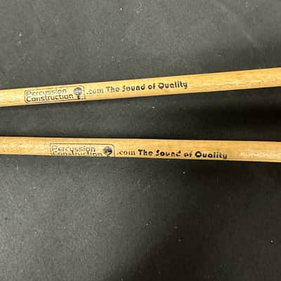 VINTAGE Percussion Construction Marimba Mallets, Red-Medium, 1 Pair - VERY GOOD image 2