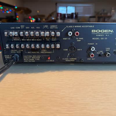 Bogen GS35 Professional Commercial PA Amplifier 35 Watts All Controls Cleaned image 7