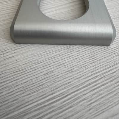 BEL CANTO e.One Beveled Faceplate for DAC / Amp - Silver - New w/ 1 flaw image 5