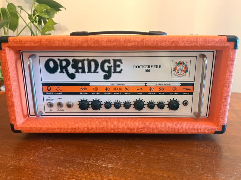 Orange Rockerverb 100 2-Channel 100-Watt Guitar Amp Head Mark 1 2004 - 2009 Orange image 1