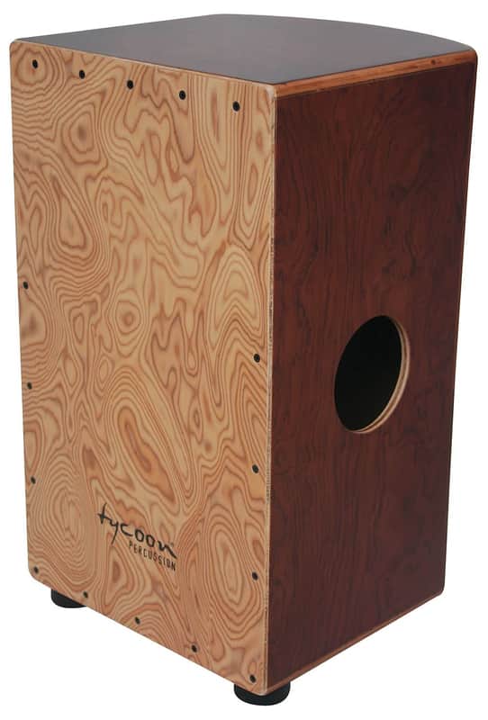Tycoon TKSRB-29 29 Roundback Series Bubinga/Makah Burl Cajon image 1