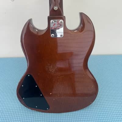 Vintage 1970s Columbus Ibanez Lawsuit EB-3 SG MIJ Electric Bass Guitar Hi Quality image 8