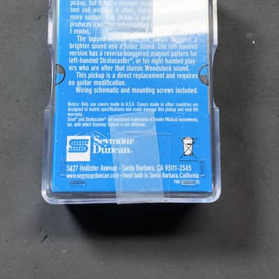 Seymour Duncan SSL-5 Custom Staggered Strat Pickup 2010s - White image 4