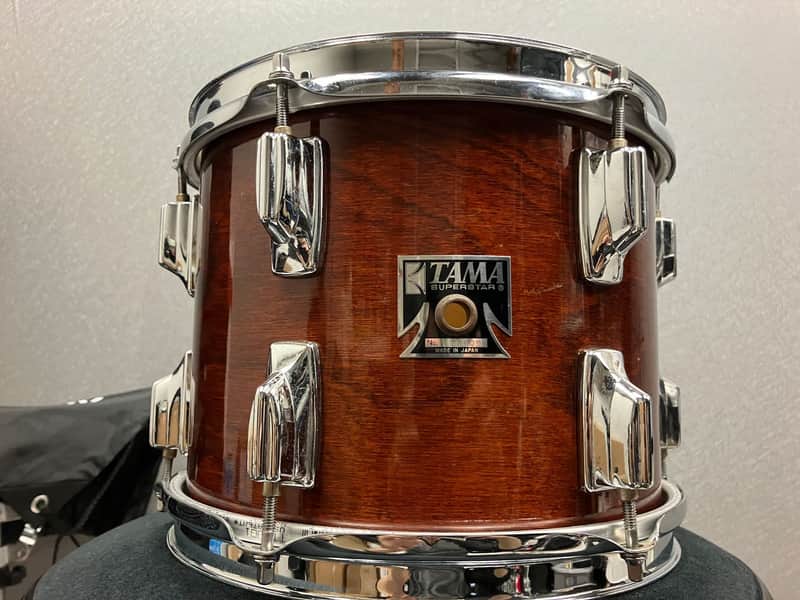 Tama Superstar 8x10 Tom Drum Super Mahogany Finish image 1