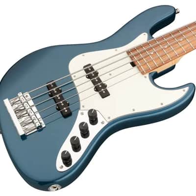 Sadowsky MetroLine 21-Fret Vintage J/J Bass-Red Alder Body-5 String-Solid Dark Lake Placid Blue Metallic High Polish image 1