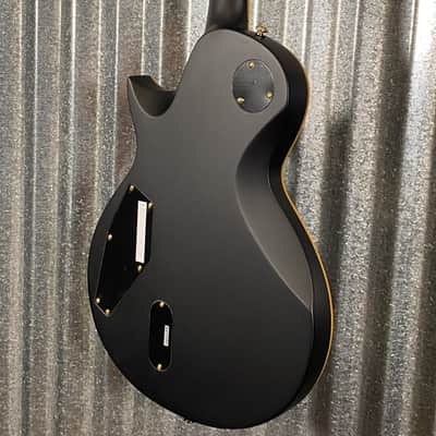ESP LTD EC-1000 Vintage Black EMG Guitar & Case #0157 Used image 11