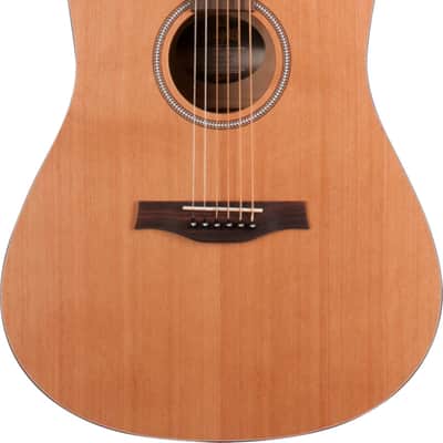 Seagull S6 Original Left-Handed Dreadnought Acoustic Guitar, Natural w/ Hard Case and Cloth image 2