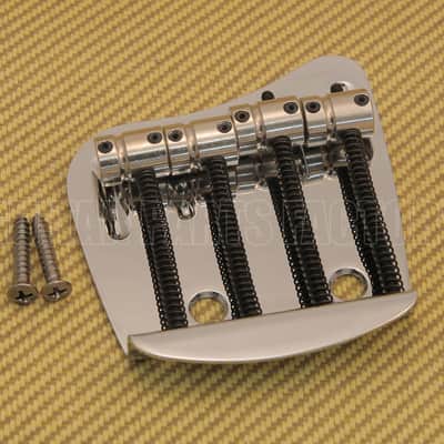 Guild Chrome Bridge Assembly For Starfire Bass II and Some DeArmond Basses 005-3013-000 image 1