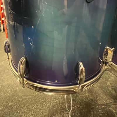 Pearl Masters Custom 5-Piece Drum Set w/ Hardware, Saphire Sunburst image 9