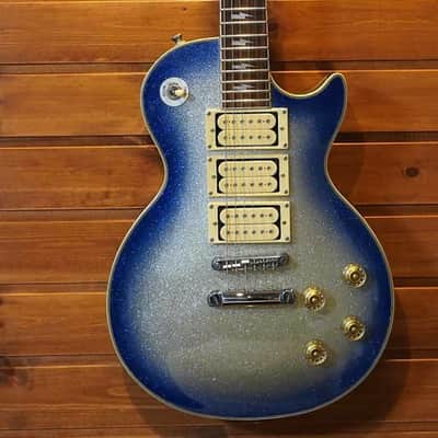 Epiphone Ace Frehley Blue Burst Silver Sparkle 1997 - Gloss image 3