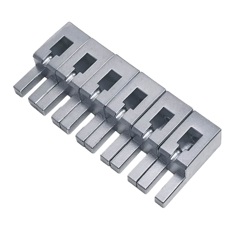 Authentic Floyd Rose Non-Fine Tuner Saddle Set - Satin Chrome image 1
