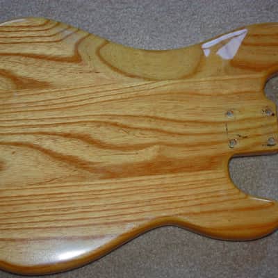 1975 1976 1977 1978 Fender Precision bass left handed lefty left-handed bass 6 lb 8 oz body natural image 4