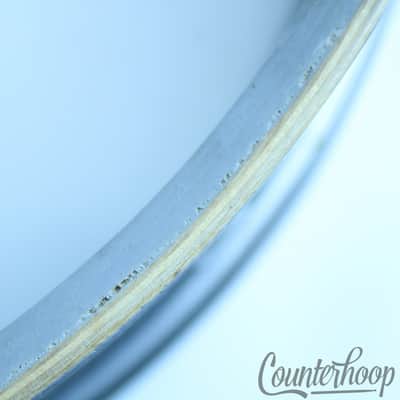 Rogers 14x5"Luxor Blue Duco Snare Drum Cleveland,OH Vintage 60s Keller Maple USA image 11