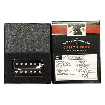 Seymour Duncan '78 Model Custom Shop HB Humbucker 50mm Spaced Black