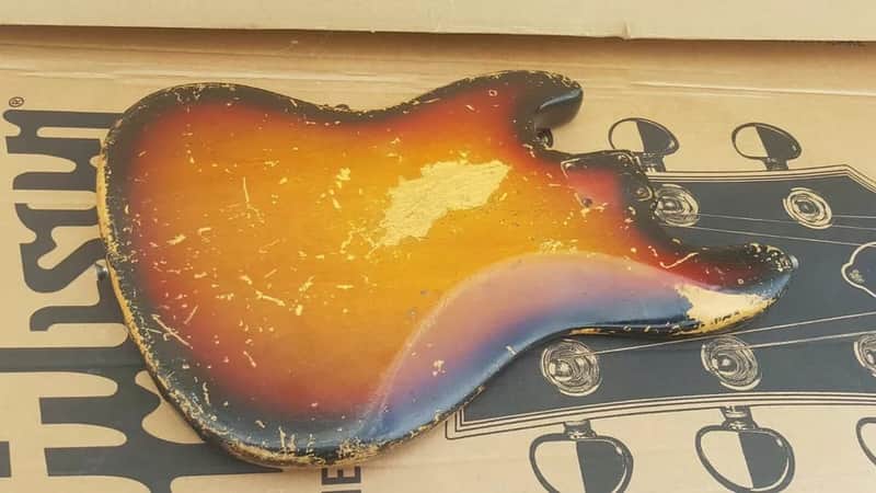 1964 FENDER JAZZ BASS BODY USA image 1