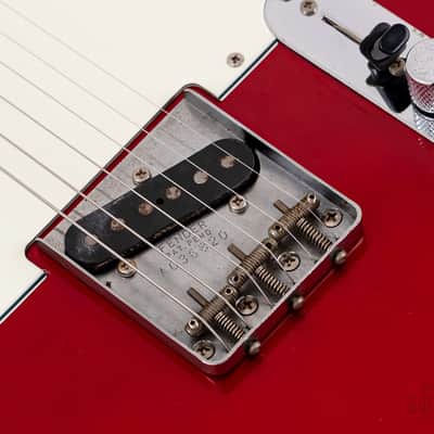 1989 Fender Telecaster Custom ‘62 Vintage Reissue TL62B-650 Candy Apple Red A-serial, Japan MIJ Fujigen image 8