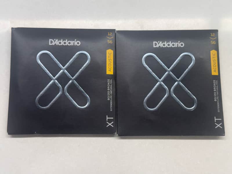 D’Addario XT 80/20 Bronze Light Top/Medium Bottom 12-56 2 packs image 1