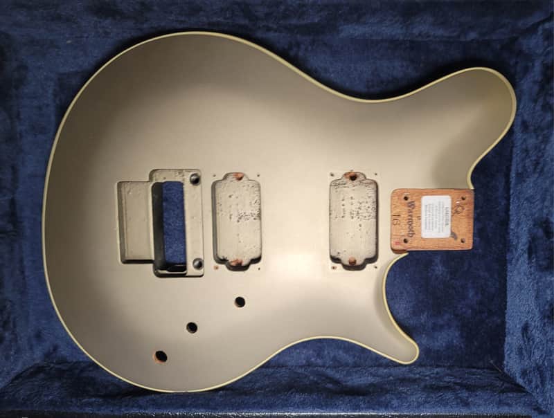 Warmoth Velocity Body, USA Custom, Silver, Binding image 1