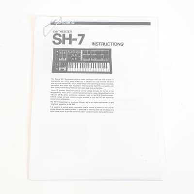 1978 Roland SH-7 44-Key Duophonic Analog Synthesizer with Manual image 20