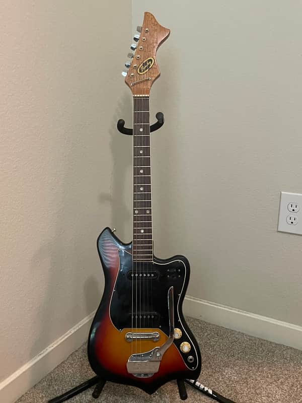 RARE Barcley/Barclay Japanese Fender Maverick/Custom Style Guitar