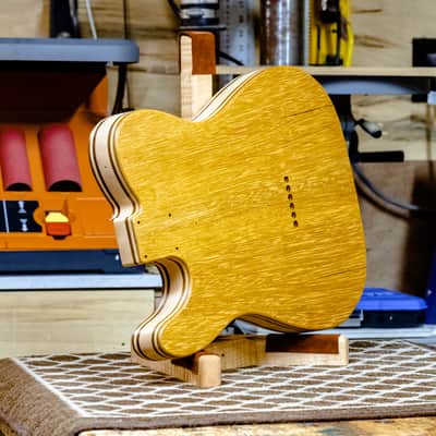 Iroko and Maple Tele Body / Iroko & Ash Tele image 6