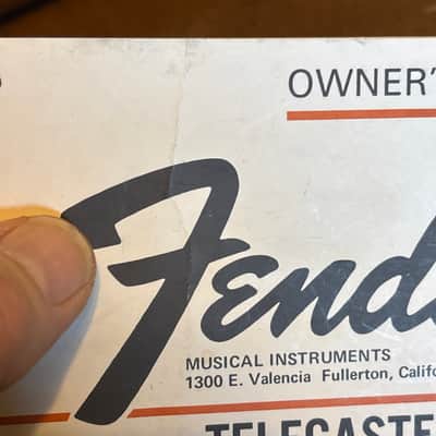 Fender Telecaster 1972 - Paper image 5