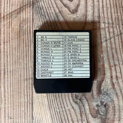 original Yamaha Waveform Rom Cartridge WRC01 for RX5 PTX8 / WRC 01 image 2