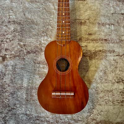 Rare circa 1916–1920 SammO Genuine Koa Soprano Ukulele image 2