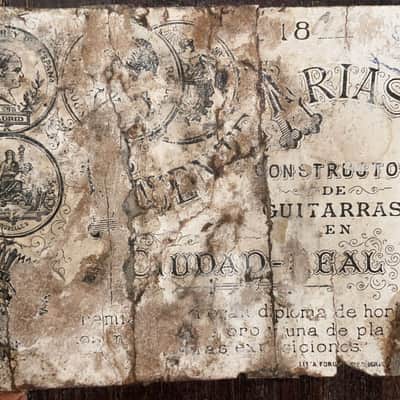 Vicente Arias 1896 classical guitar - very rare instrument from one of the most famous Spanish guitar makers of all time - check video! image 12