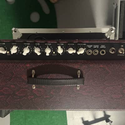 Fender Blues Deluxe Reissue 2012 - Custom Red Python Tolex image 2