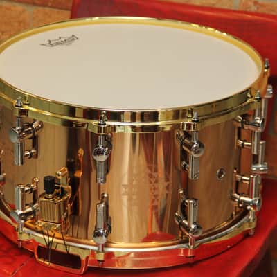 Sonor 8x14" Danny Carey Signature Bronze Snare Drum image 4