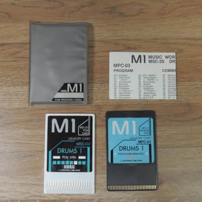 Korg M1 / M1R Drums 1 Memory Card Pack