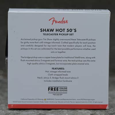 Fender Tim Shaw Hot '50s Telecaster Pickup Set image 2
