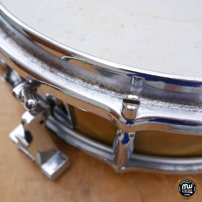 Sonor Teardrop D422 D421 Snare 14" x 4,5" 6-ply Gold Satin Flame Vintage Mid 60s image 13