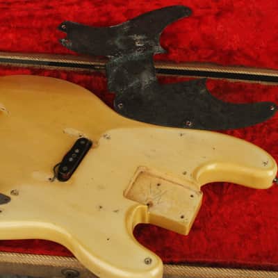 original 1954 Fender Precision Bass Blonde w/Tweed case image 23