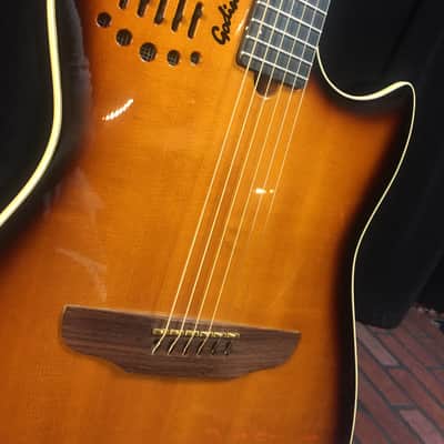 2000 Godin MultiAc Steel String w/ RMS Roland GR Guitar Synth Access - 2 Voice with Hardshell Case image 1