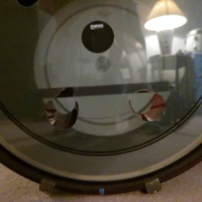 24X18 Bass Drum Yamaha Live Custom Oak Hot Rod multi head choice/muffling options image 5