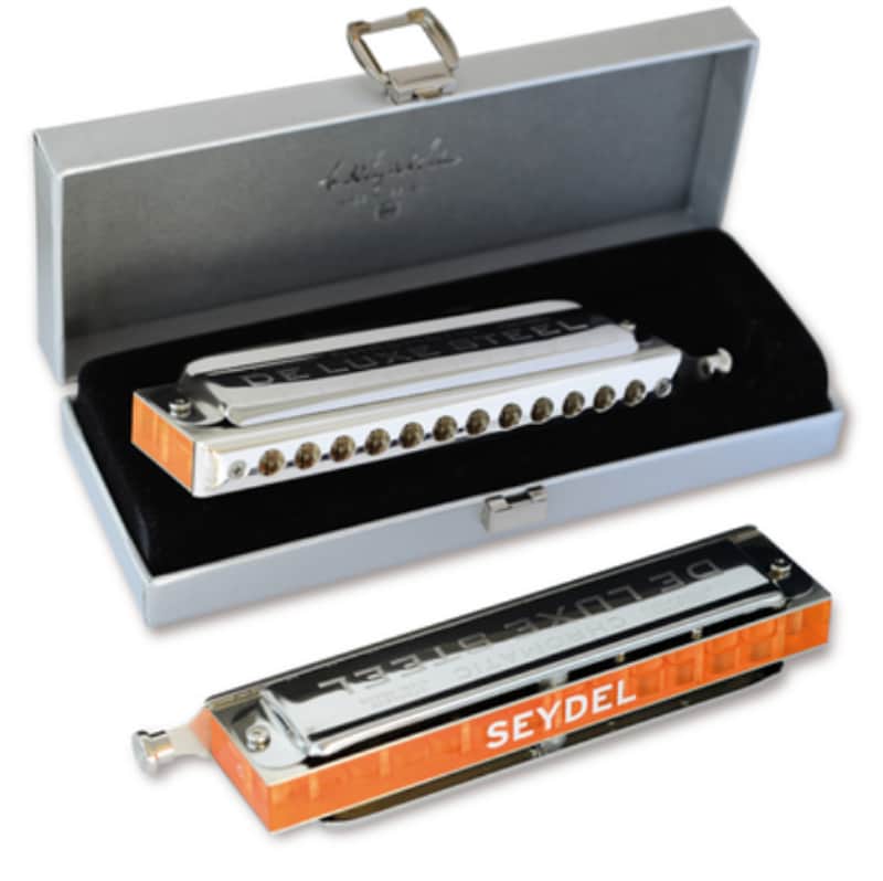Seydel DELUXE STEEL Chromatic Harmonica,  Key of G. New with Full Warranty! image 1